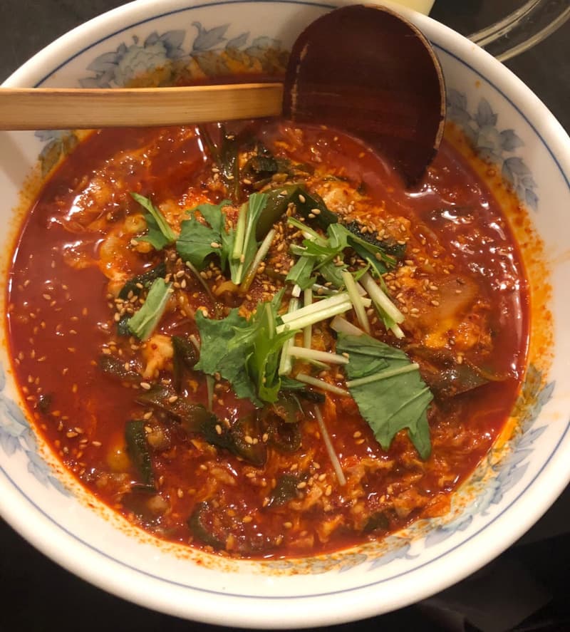 グルメ | ユッケジャン麺 | 高品質で安いネイルサロンABCネイル 北千住店