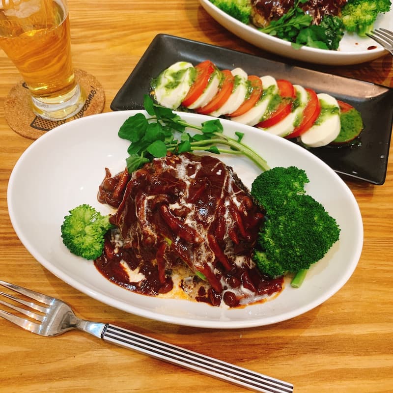 グルメ | ハンバーグ | 高品質で安いネイルサロンABCネイル 柏店